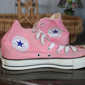 Pink High-Top Chucks